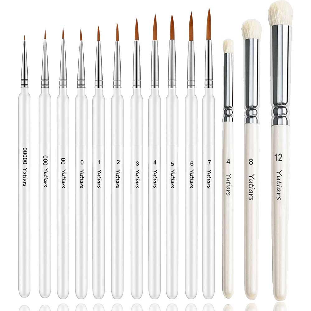 Model Kit Paint Set - 3/6/11/14Pcs Fine Detail Paint Brush Set