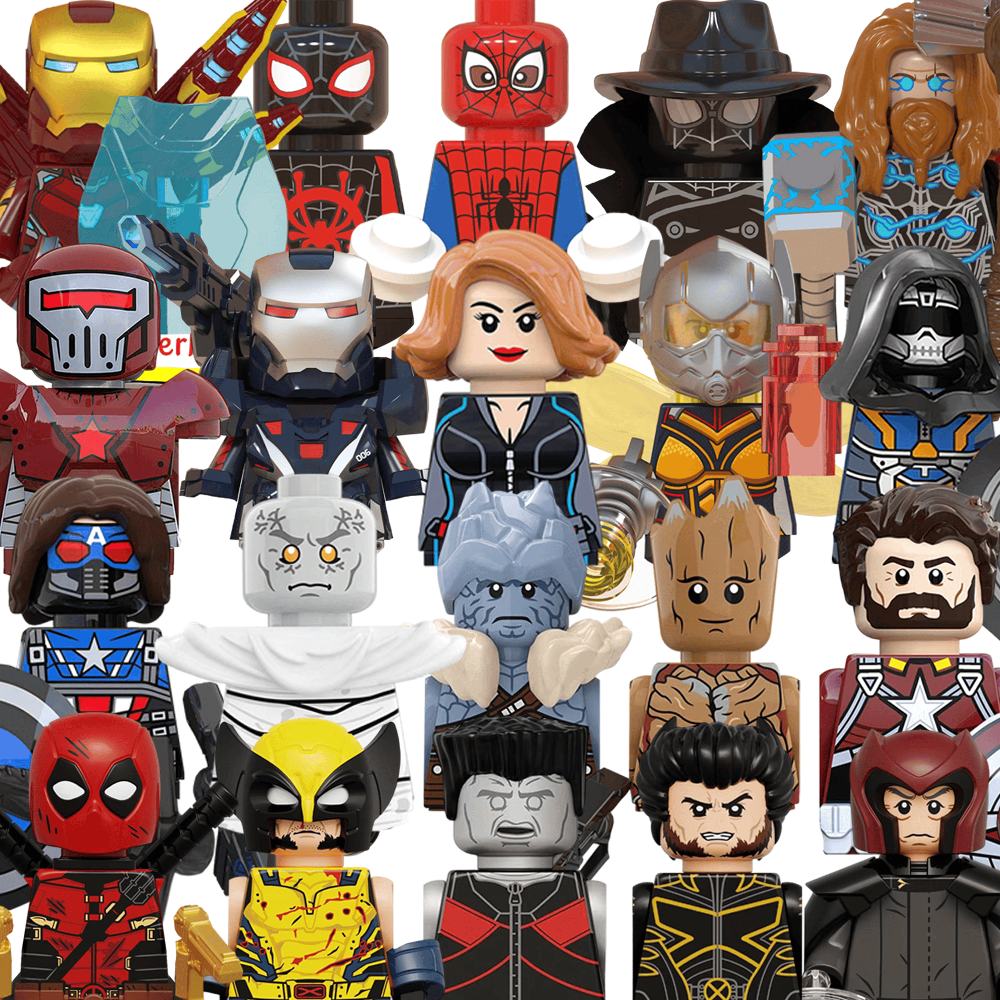 Model Kit Wolverine - Marvel toy building blocks toys MINI