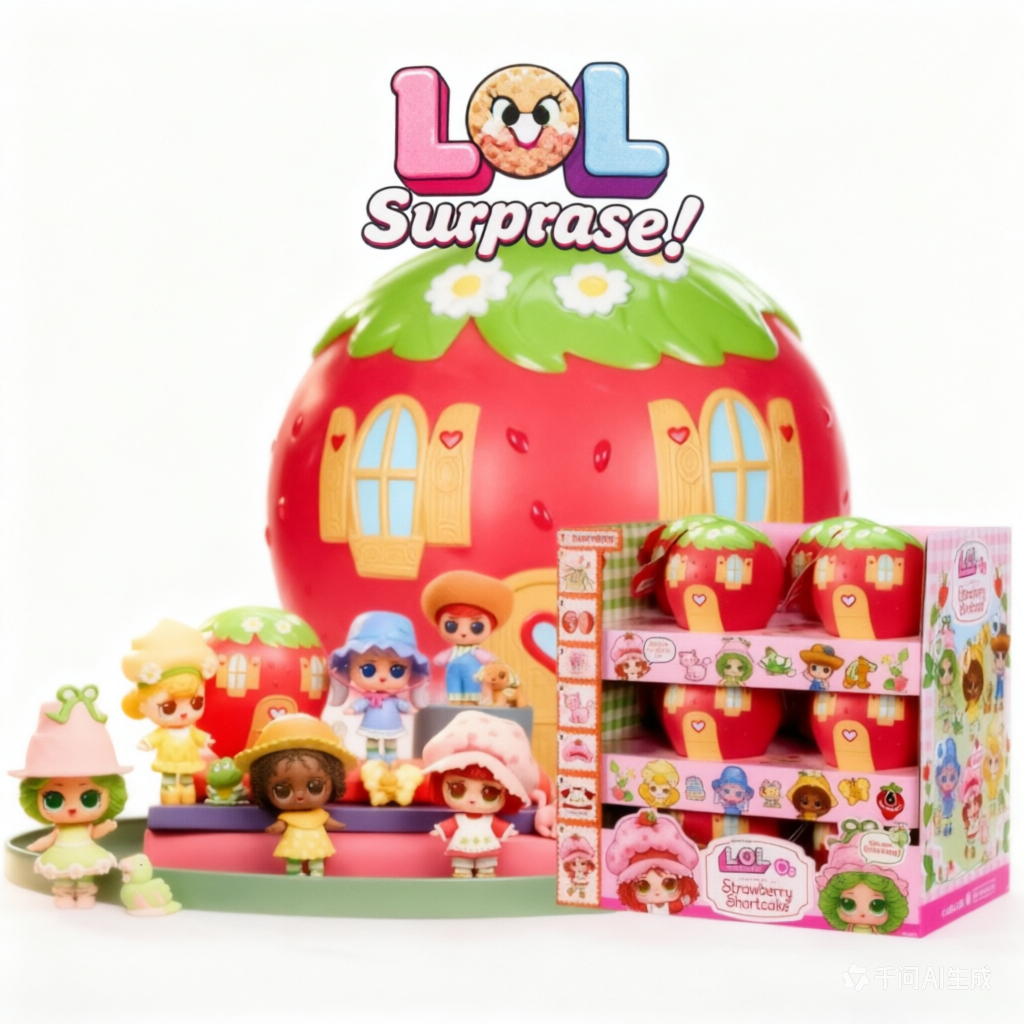 Model Kit For Girls - LOLSE Surprise X Strawberry Shortcakes Doll