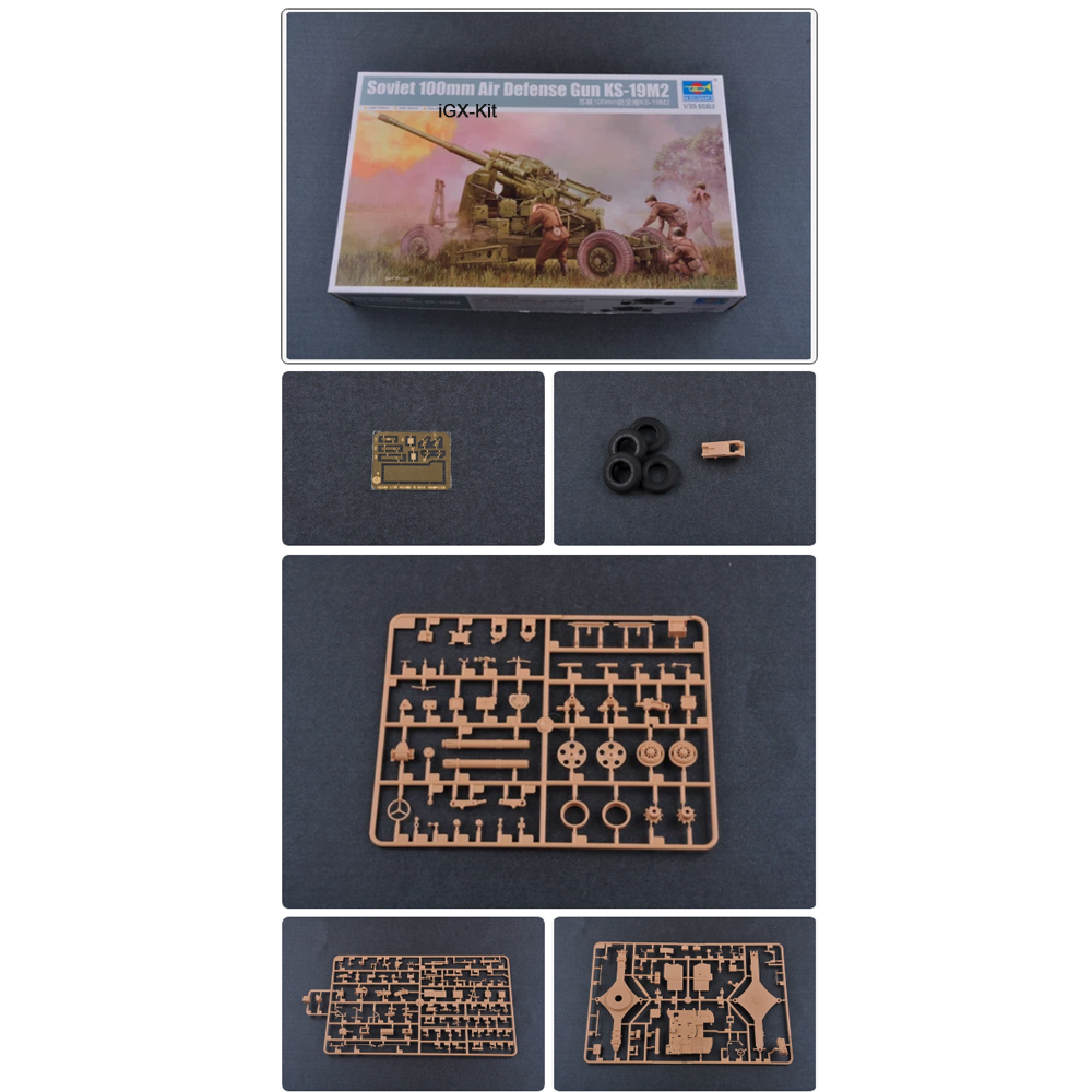 Model Kit Weapons - Trumpeter 02349 1:35 Soviet KS19M2 KS-19M2