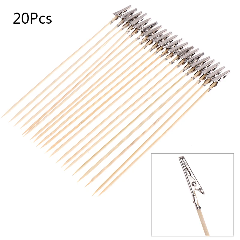 Model Kit Paint Set - 20Pcs Wood And Metal Painting Stand