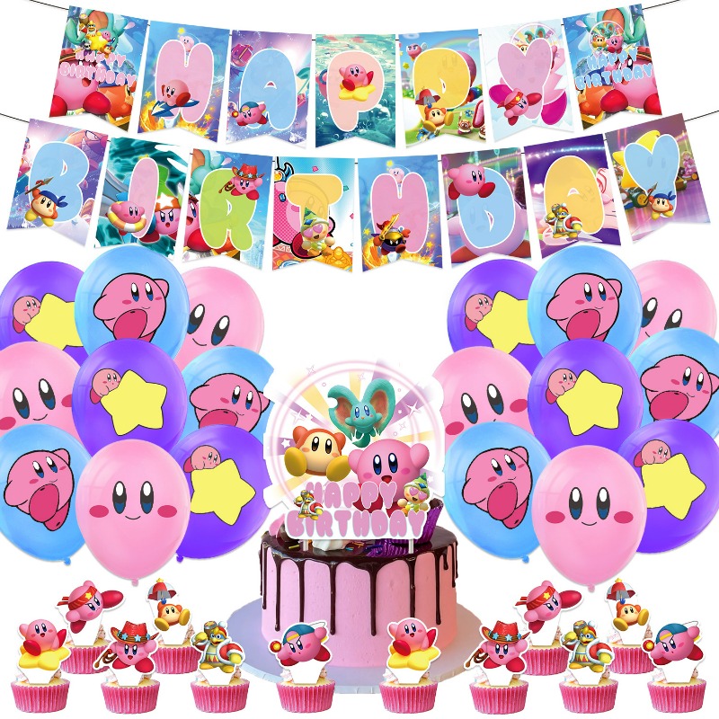 Kirby Theme Birthday Party Dec - Model Kit Kirby recensie en prijs