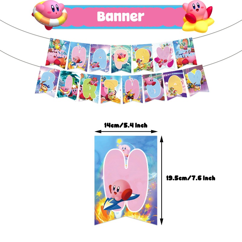 Kirby Theme Birthday Party Dec - Model Kit Kirby recensie en prijs