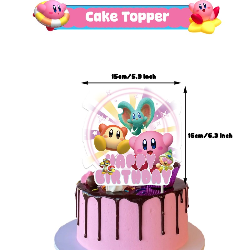 Kirby Theme Birthday Party Dec - Model Kit Kirby recensie en prijs