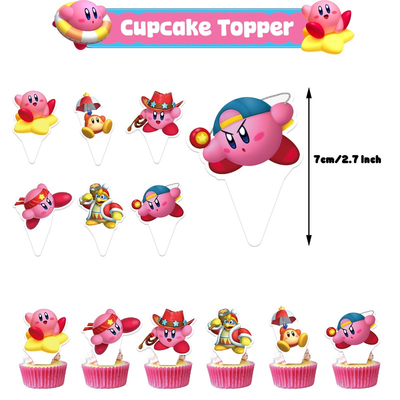 Kirby Theme Birthday Party Dec - Model Kit Kirby recensie en prijs