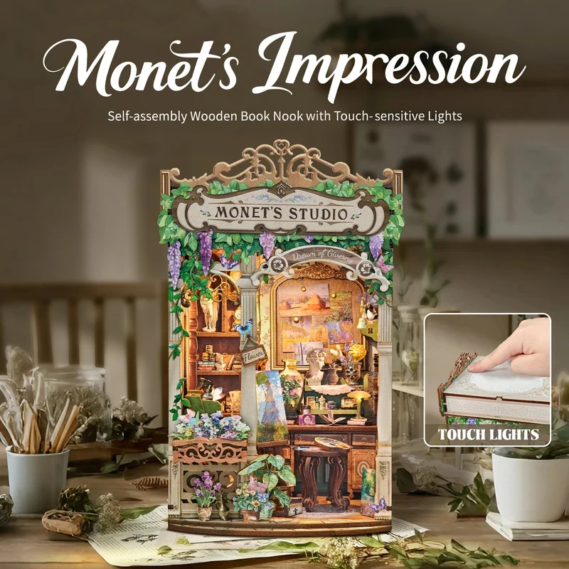 Wooden Monet's Studio Book Noo - Model Kit Studio recensie en prijs
