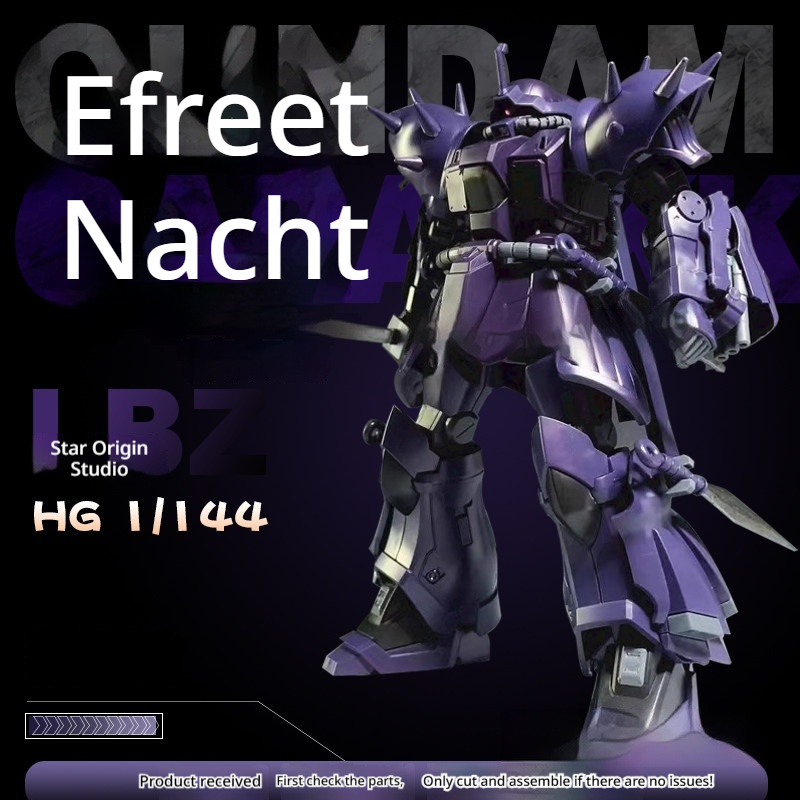 HG 1/144 Efreet Nacht Night Ba - Model Kit Water Decal recensie en prijs