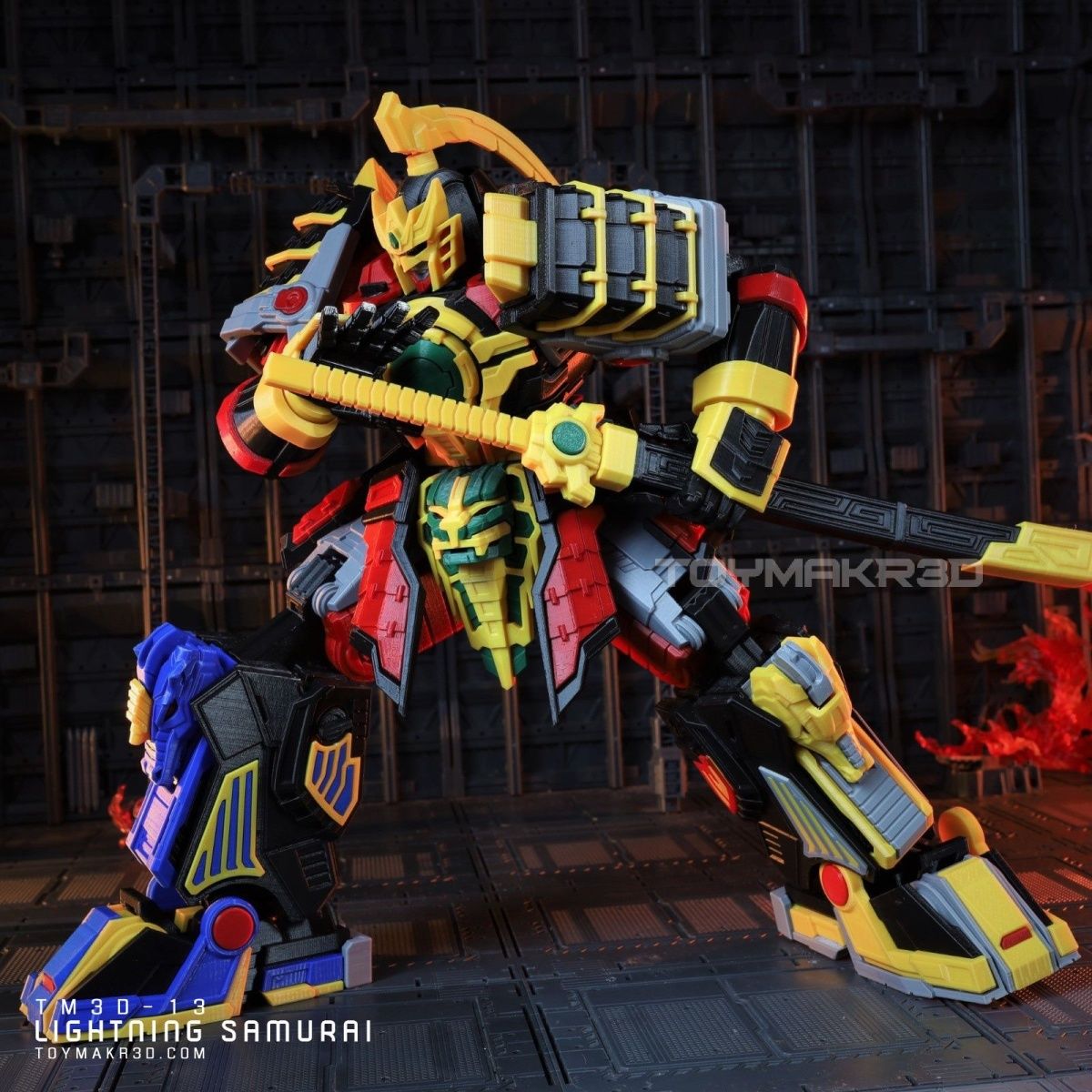 3D Printed Mighty Morphin Powe - Model Kit Megazord recensie en prijs