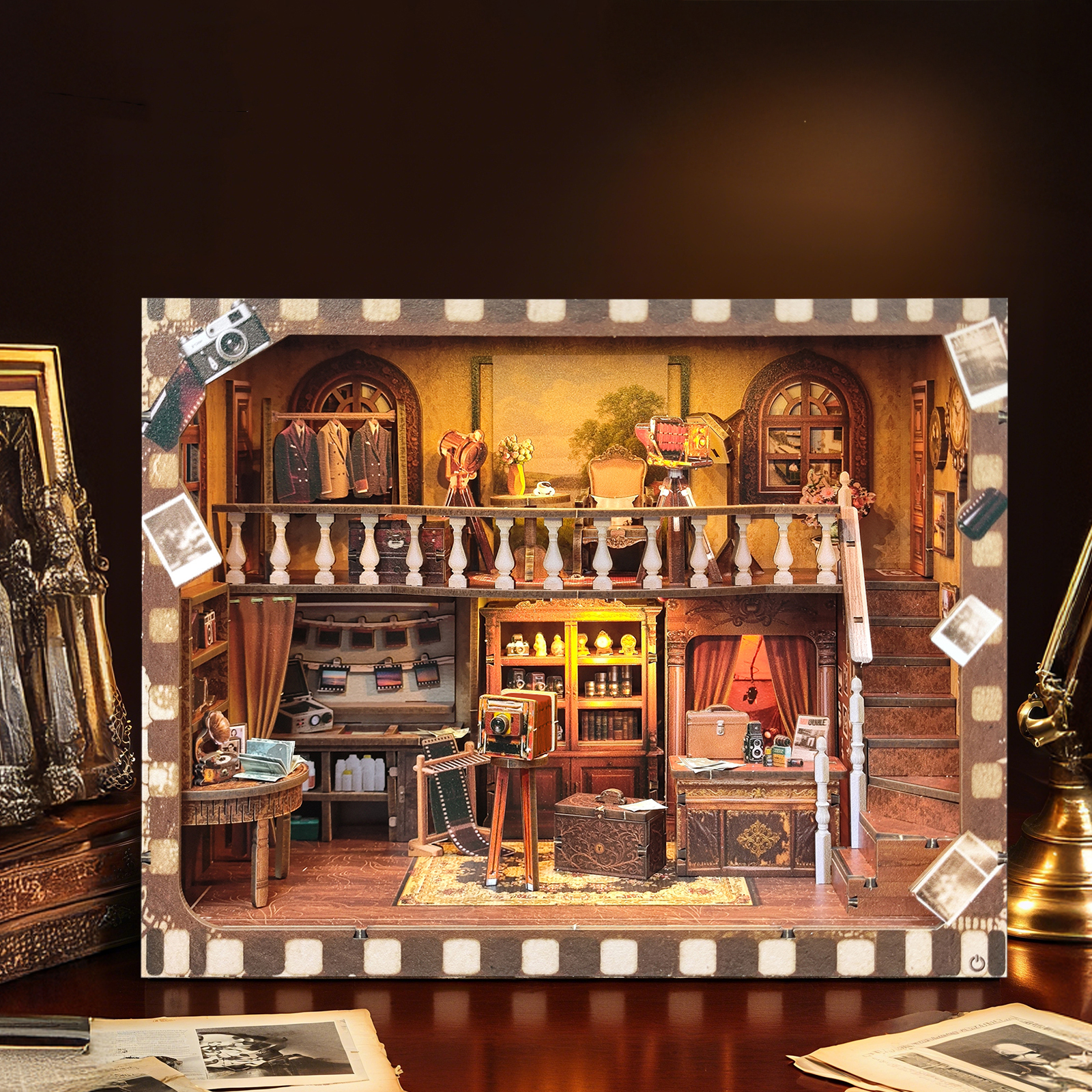 DIY Wooden Book Nook Shelf Ins - Model Kit Studio recensie en prijs