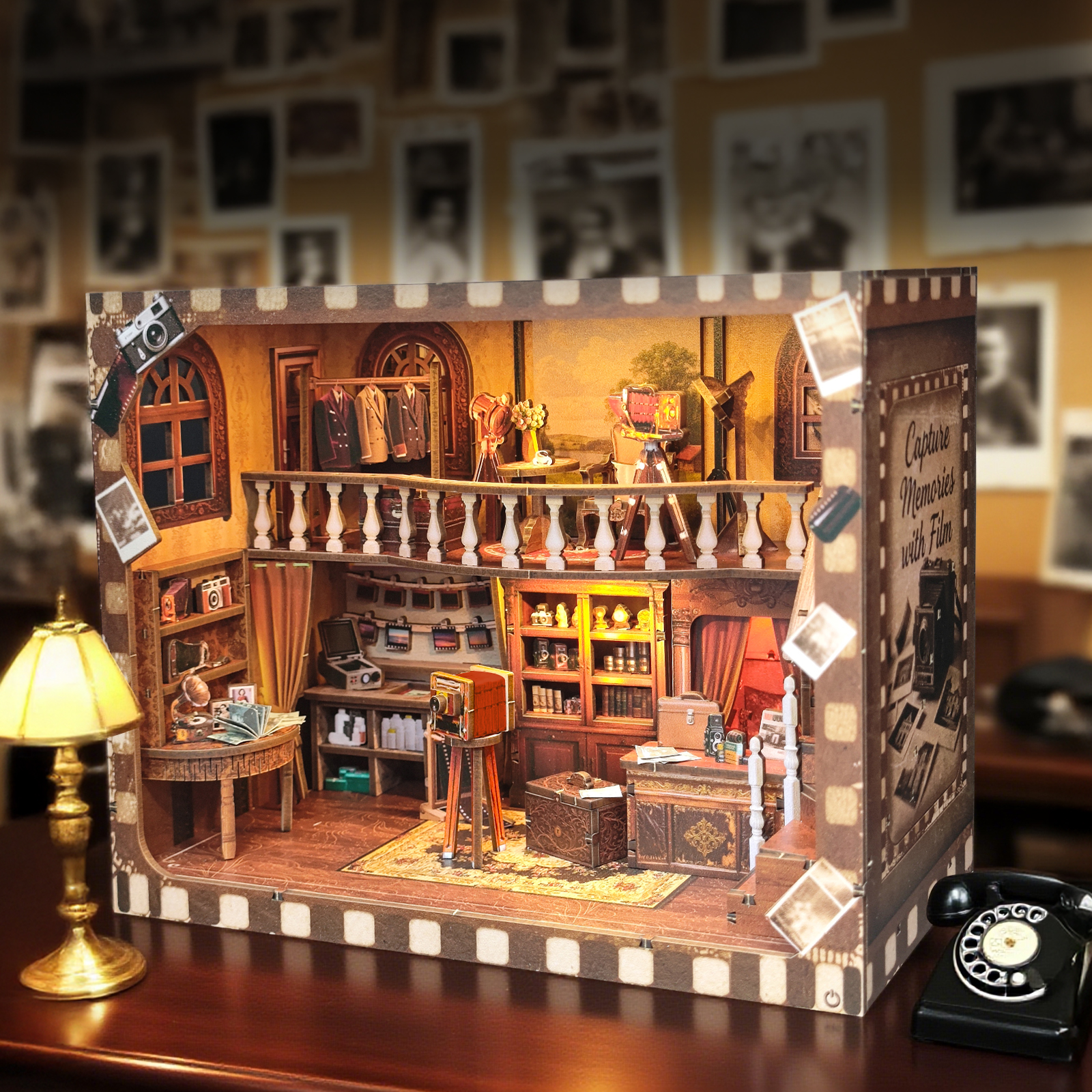 DIY Wooden Book Nook Shelf Ins - Model Kit Studio recensie en prijs