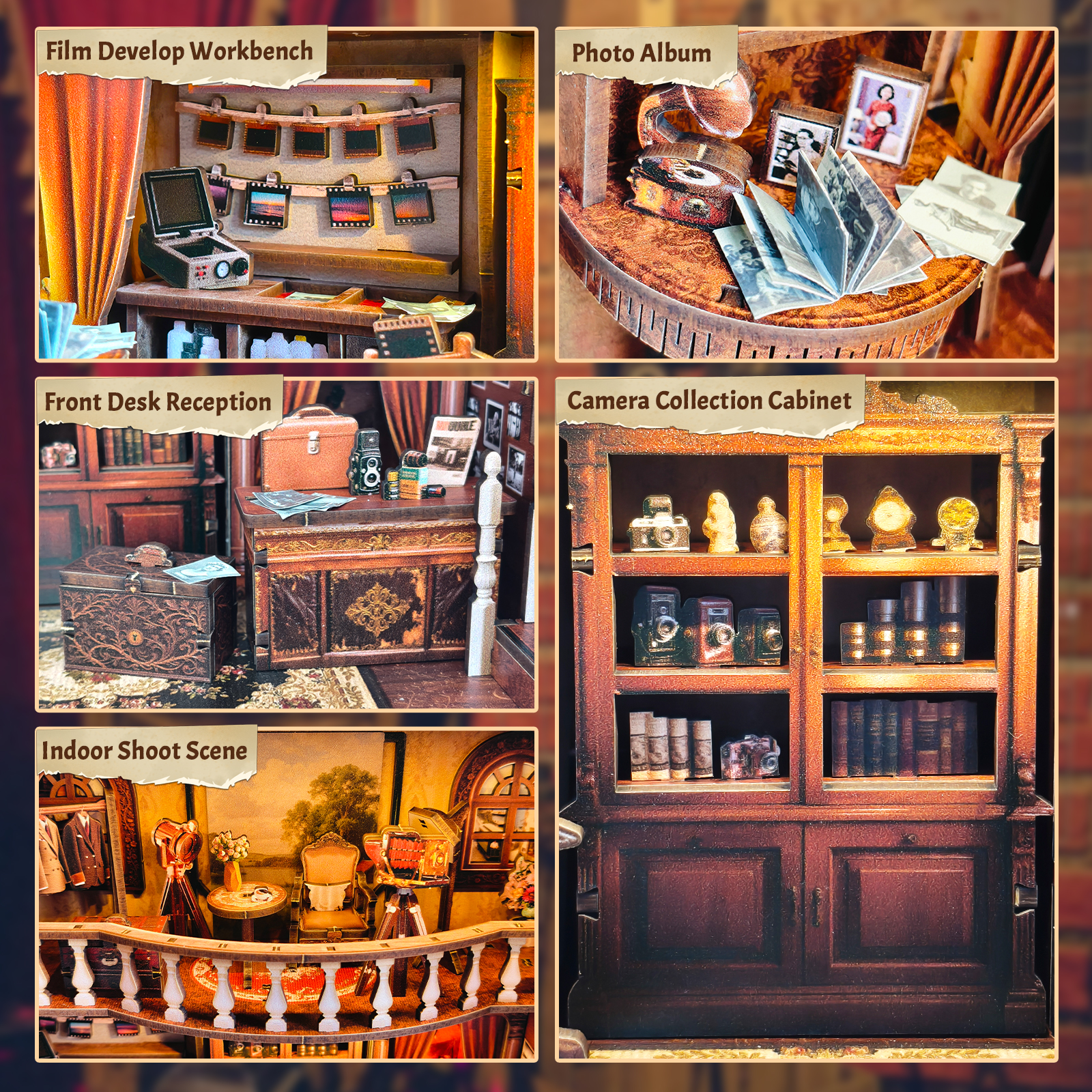 DIY Wooden Book Nook Shelf Ins - Model Kit Studio recensie en prijs