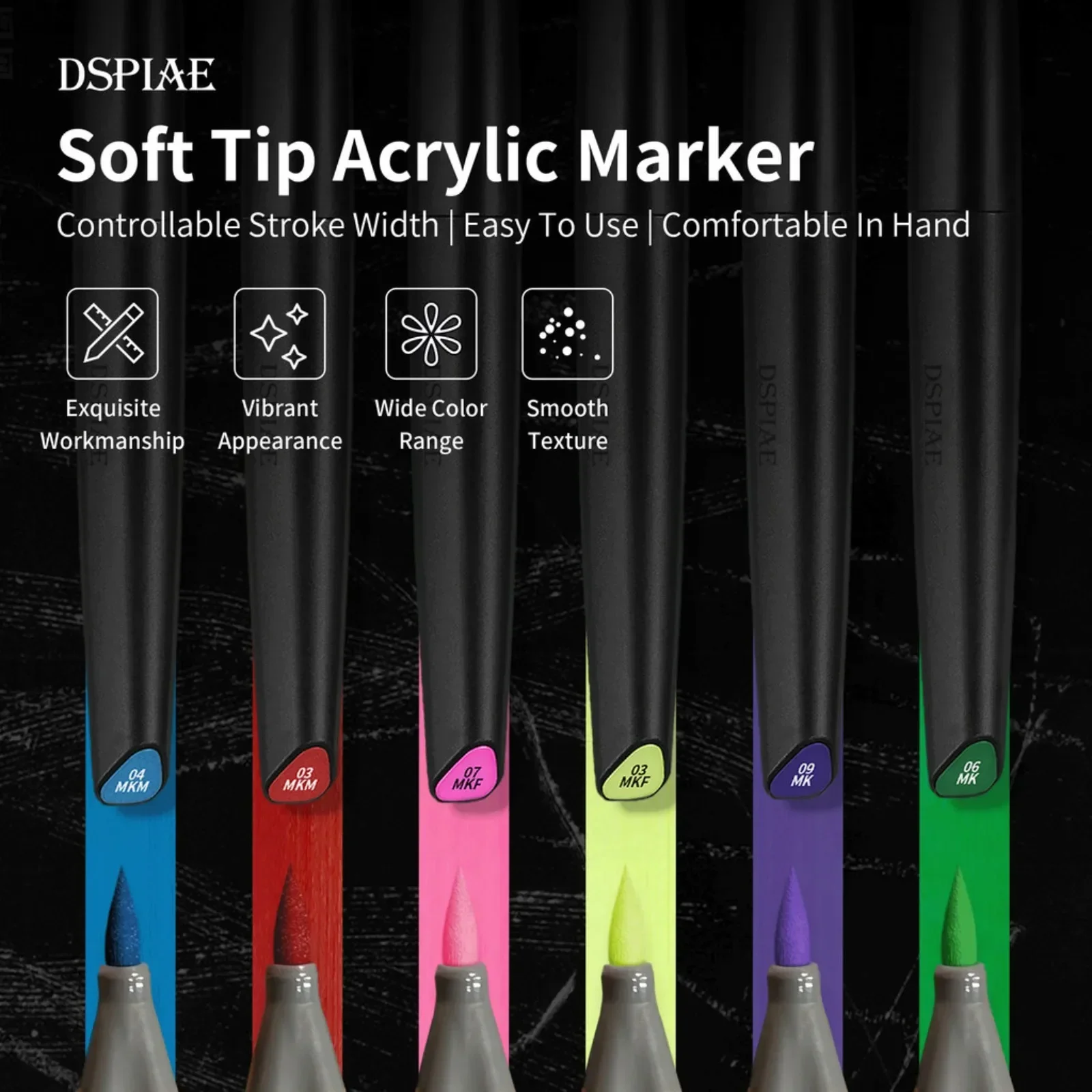 DSPIAE Soft Tip Water-based Ma - Model Kit Paint Set recensie en prijs