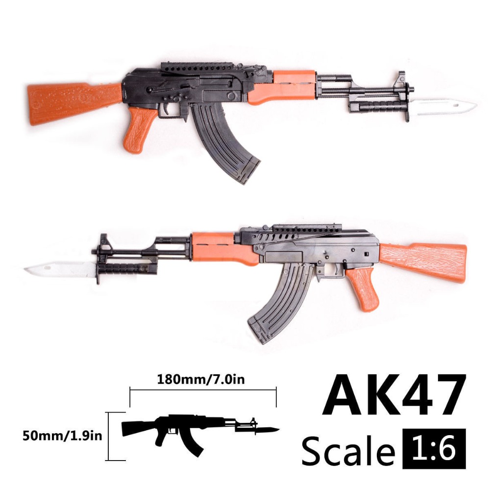 1/6 AK47 Assault Rifle  Plasti - Model Kit Weapons recensie en prijs