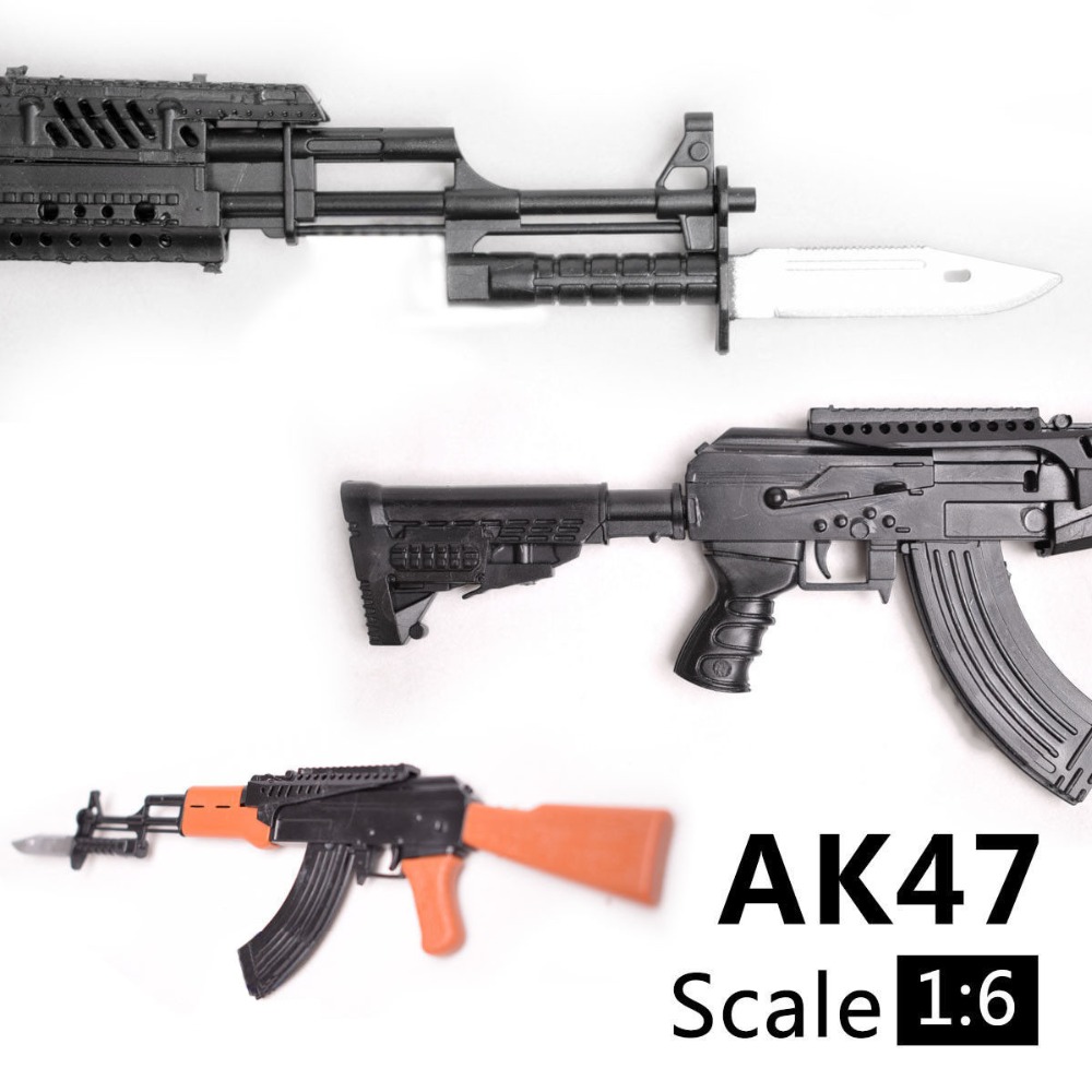 1/6 AK47 Assault Rifle  Plasti - Model Kit Weapons recensie en prijs