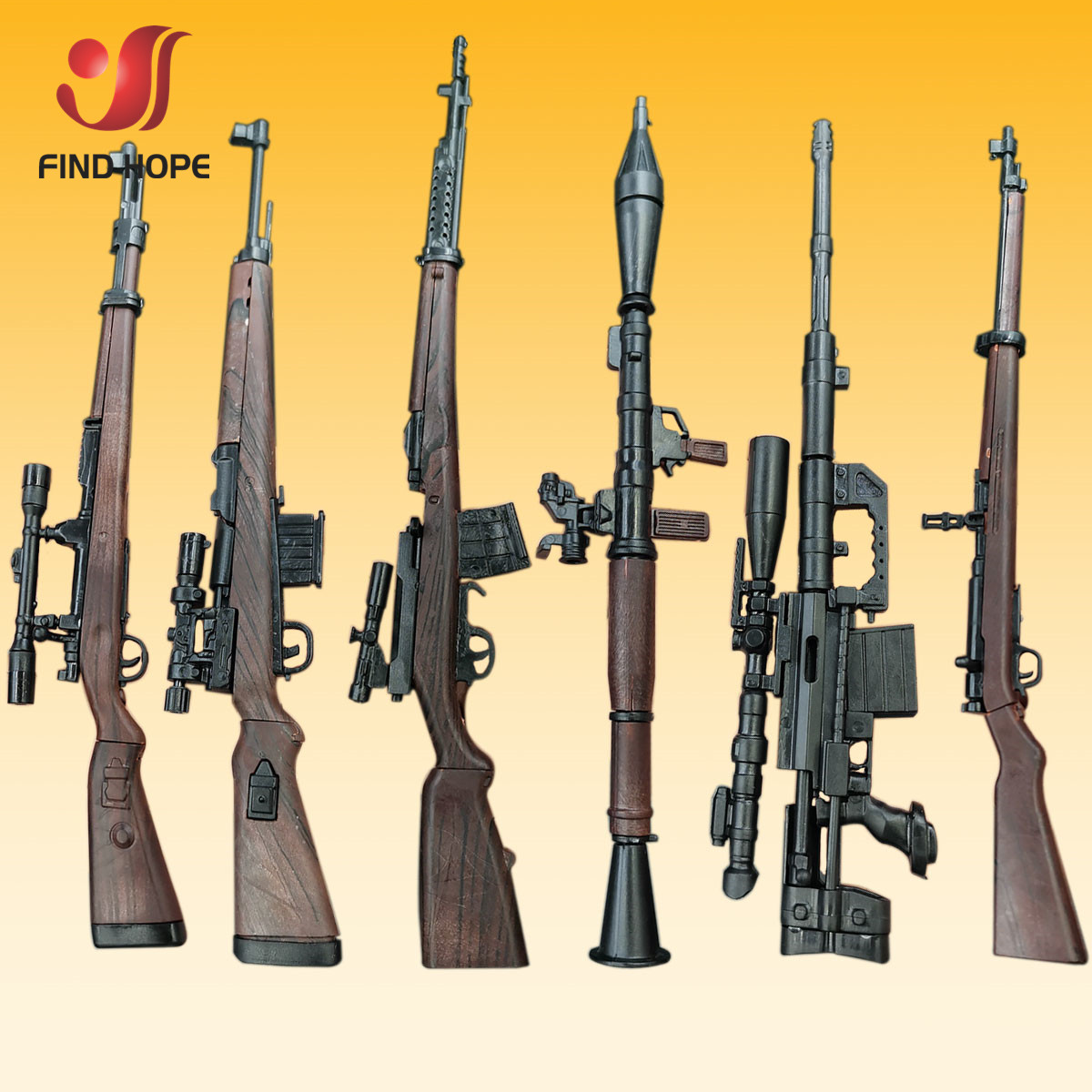 6Pcs/Set 1/6 98K RPG SVT-40 G4 - Model Kit Weapons recensie en prijs