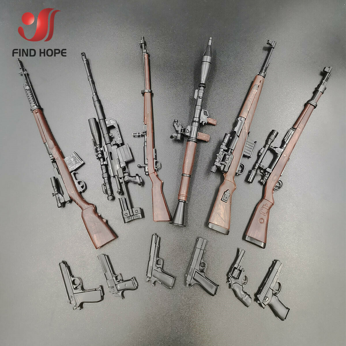 6Pcs/Set 1/6 98K RPG SVT-40 G4 - Model Kit Weapons recensie en prijs