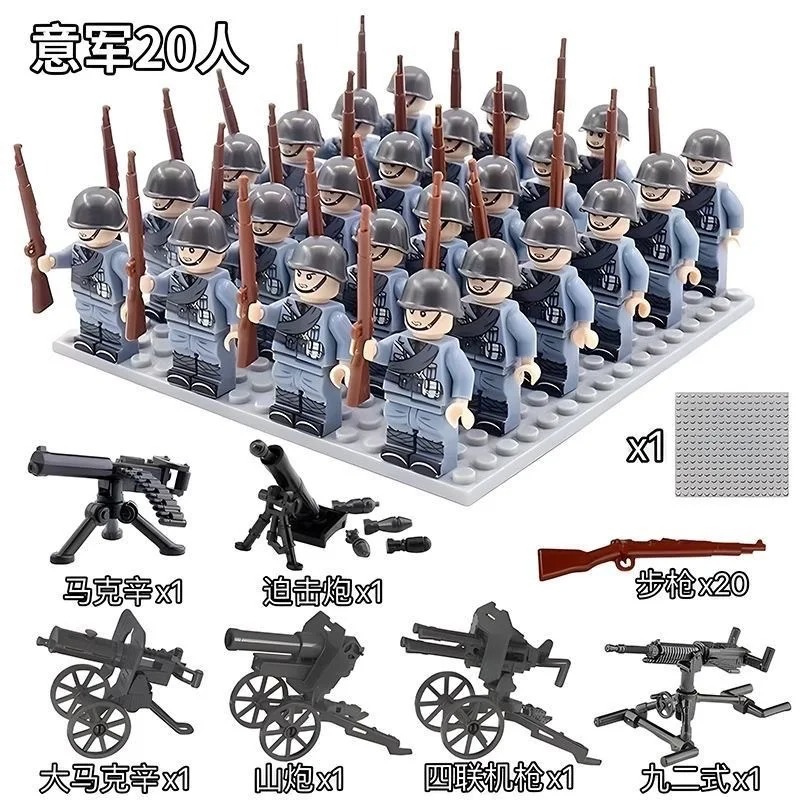 World War II doll set collecti - Model Kit Weapons recensie en prijs