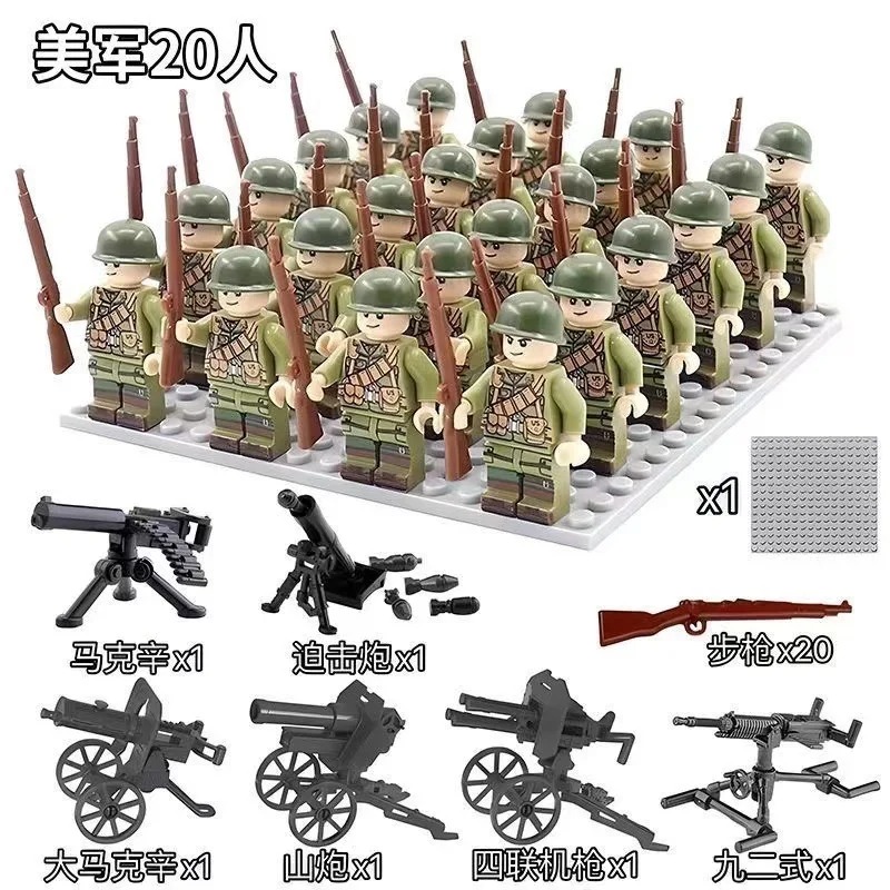World War II doll set collecti - Model Kit Weapons recensie en prijs