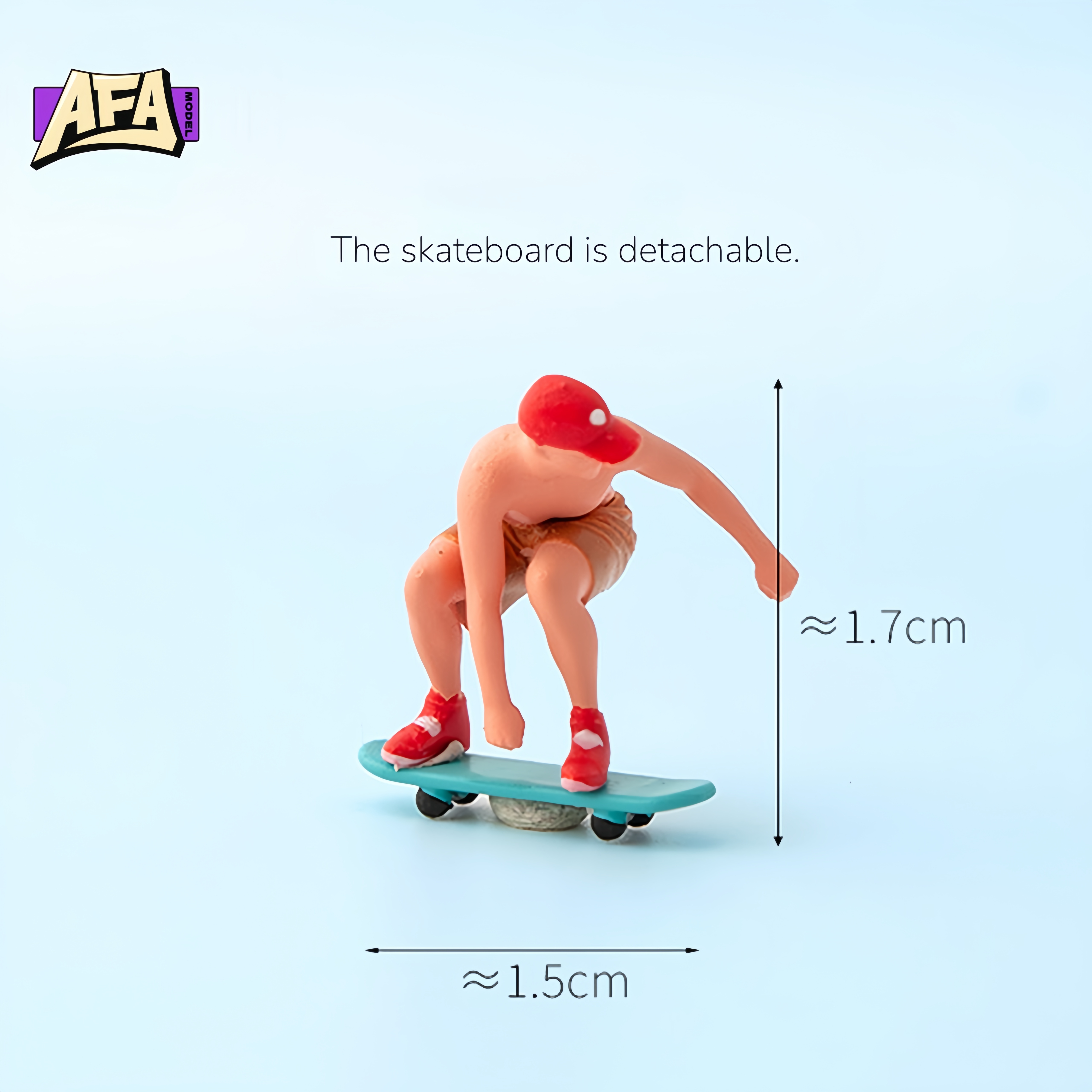 1 64 resin diorama skate Minia - Model Kit Ixchel recensie en prijs