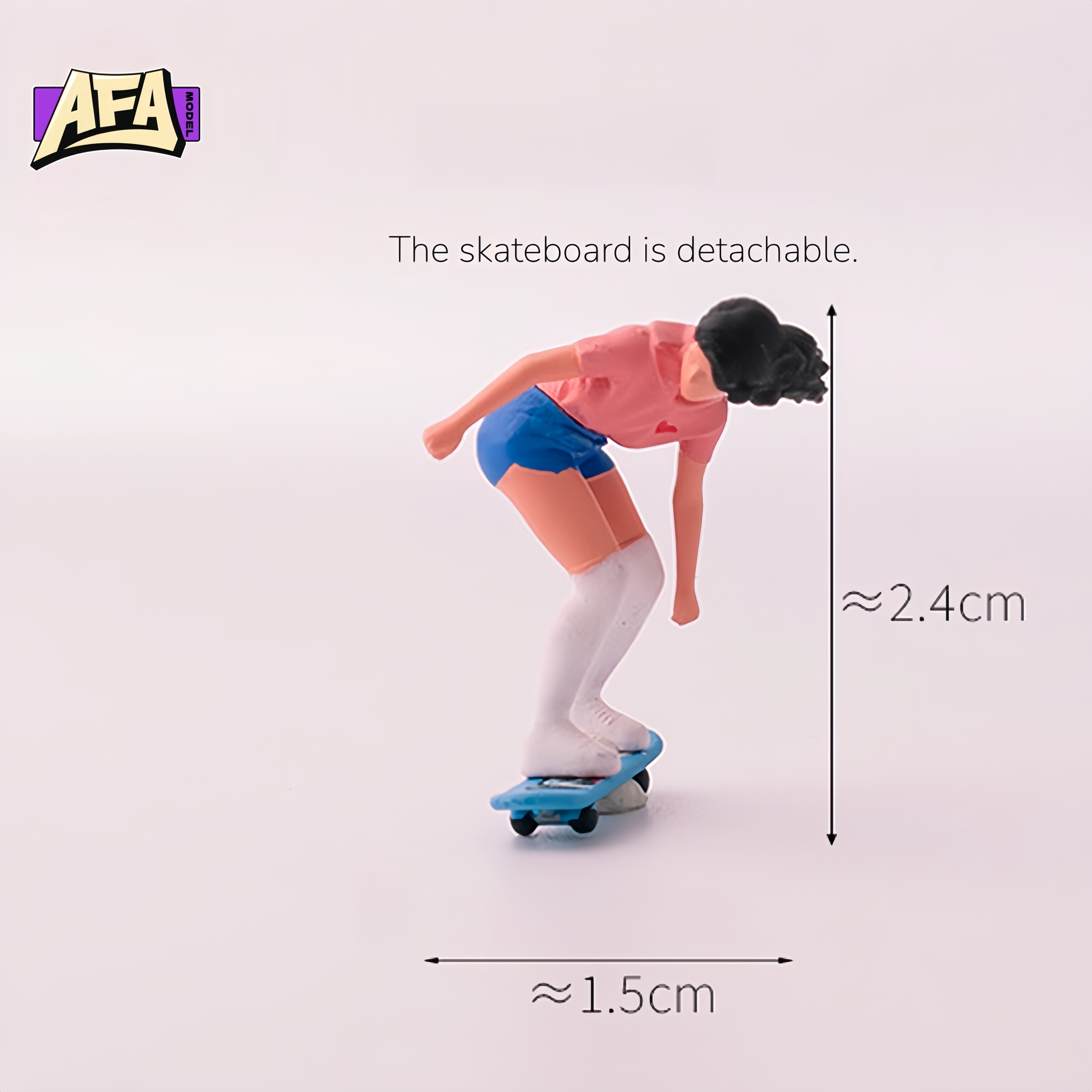 1 64 resin diorama skate Minia - Model Kit Ixchel recensie en prijs