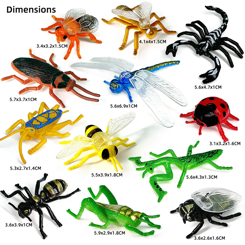 12pcs Wild Insect Animals Mode - Model Kit Lizard recensie en prijs