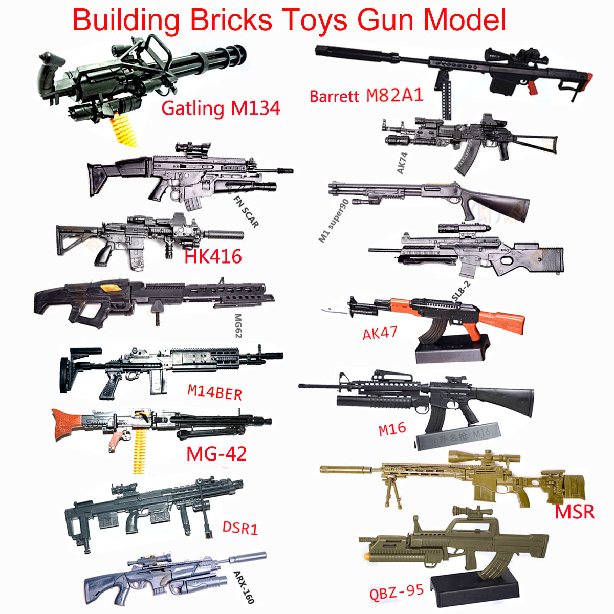 1:6 Scale Toy Mini  Gun Model  - Model Kit Weapons recensie en prijs