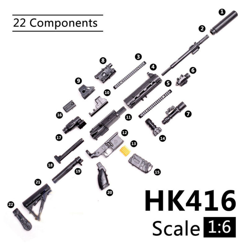 1:6 Scale Toy Mini  Gun Model  - Model Kit Weapons recensie en prijs