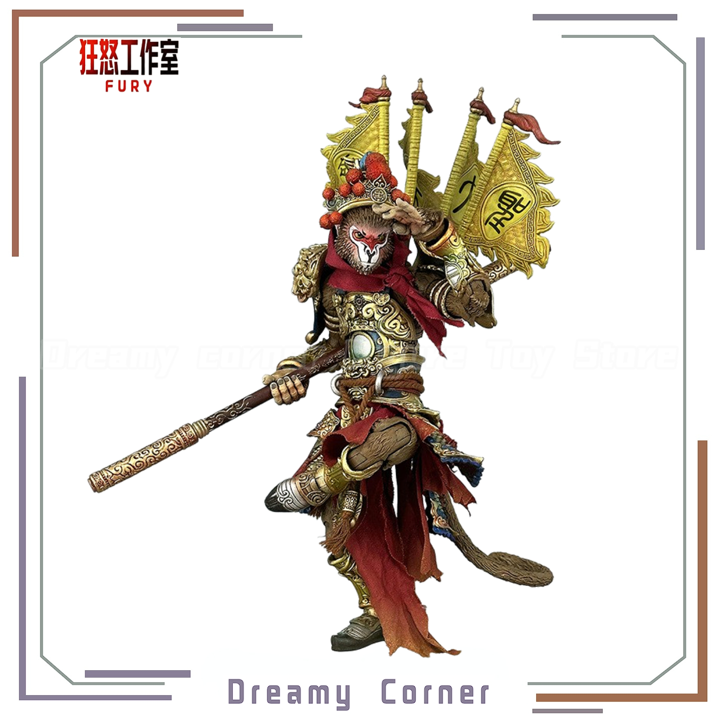 【In Stock】Original FURY TOYS S - Model Kit Wukong recensie en prijs
