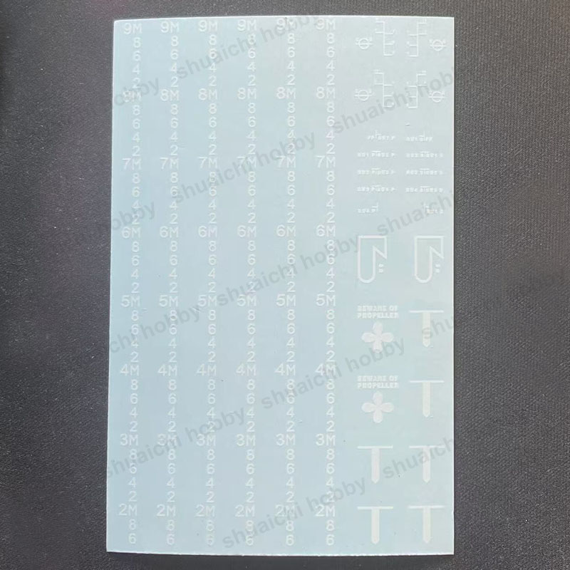 1PCS 1/50 1/75 1/100 Scale Loa - Model Kit Water Decal recensie en prijs