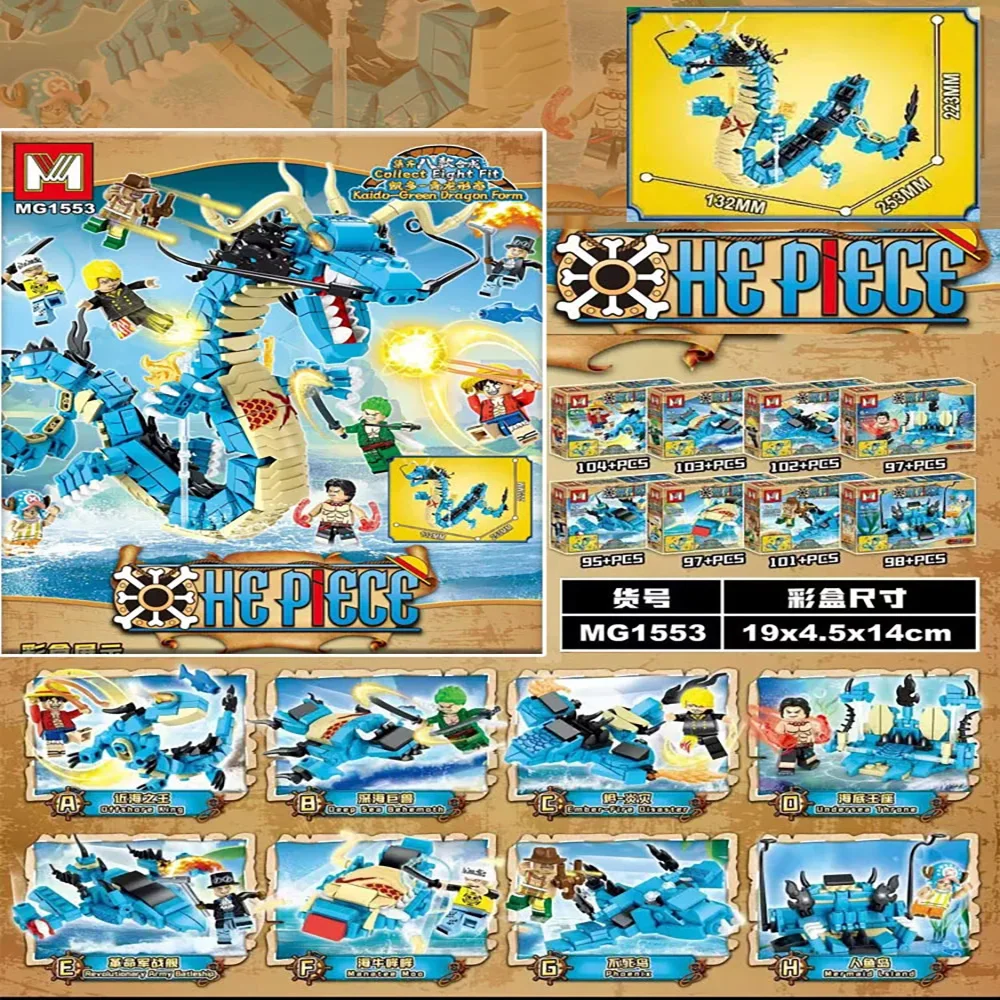 8in1 One Piece Building Blocks - Model Kit Ixchel recensie en prijs