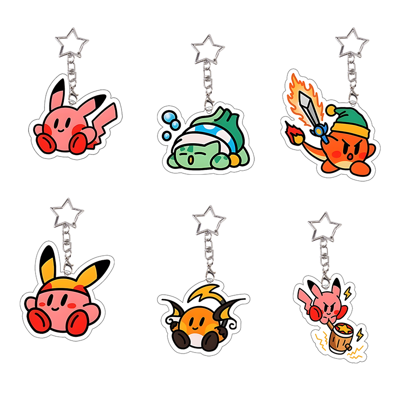 6 Set Charmander Acrylic Keych - Model Kit Kirby recensie en prijs
