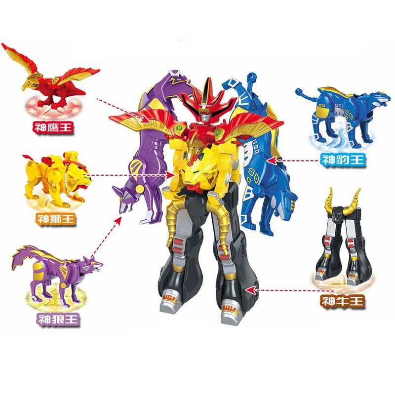 Transforming 5 In 1 Robot Beas - Model Kit Megazord recensie en prijs