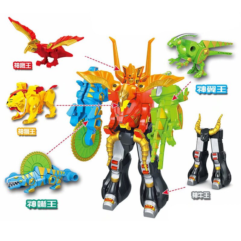 Transforming 5 In 1 Robot Beas - Model Kit Megazord recensie en prijs