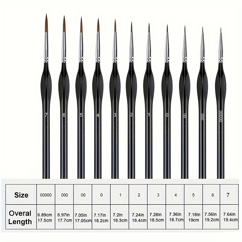 11pcs Fine Detail Paint Brush  - Model Kit Paint Set recensie en prijs