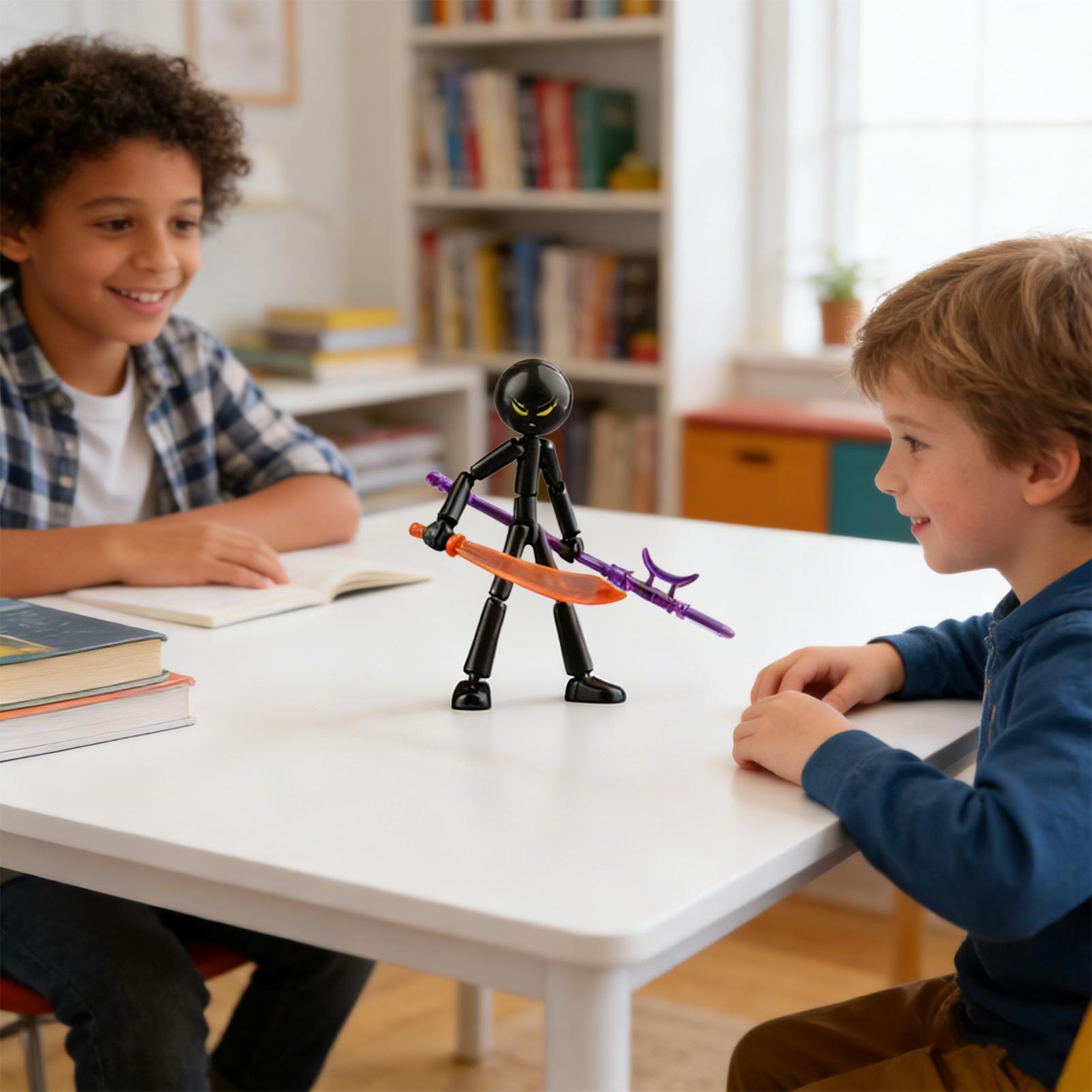 DIY Poseable StickMan Figure K - Model Kit Weapons recensie en prijs
