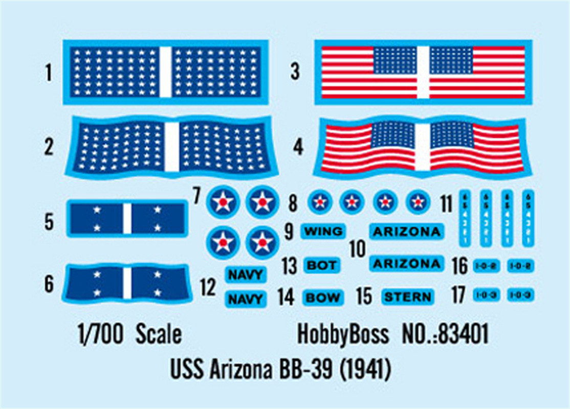 HobbyBoss 83401 1/700 Scale US - Model Kit Uss Arizona recensie en prijs