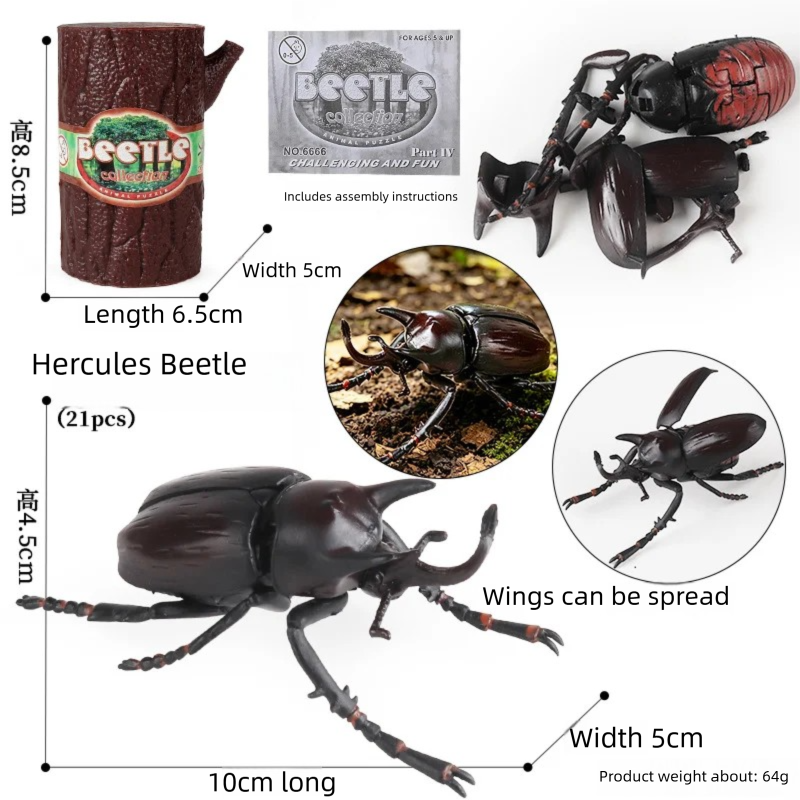 Oenux 4D Assembly Insect Repti - Model Kit Lizard recensie en prijs