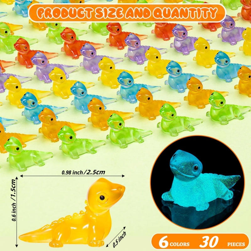 30PCS Mini Lizards Glow At Dar - Model Kit Lizard recensie en prijs