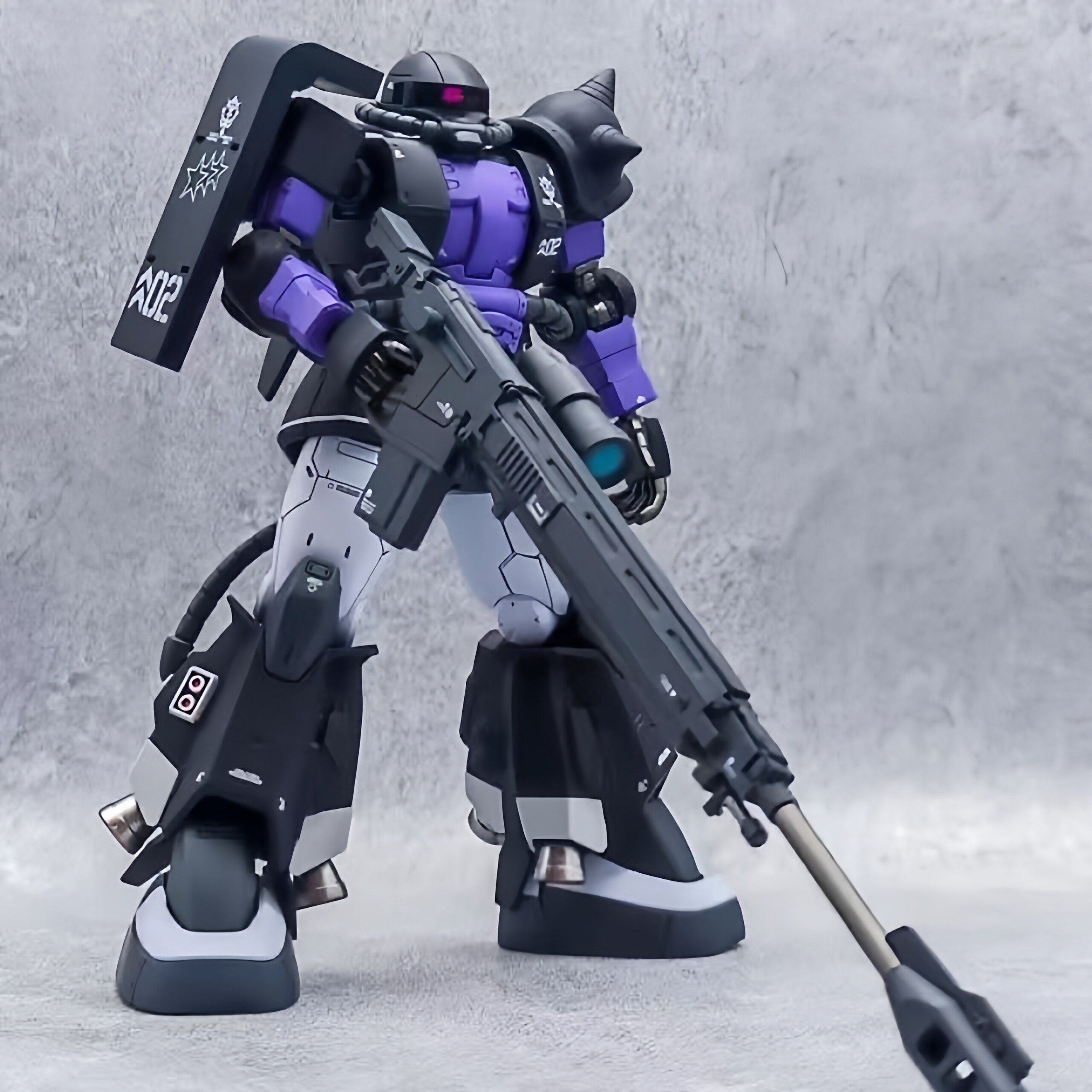 HG 1/144 Scale Black Purple Me - Model Kit Water Decal recensie en prijs