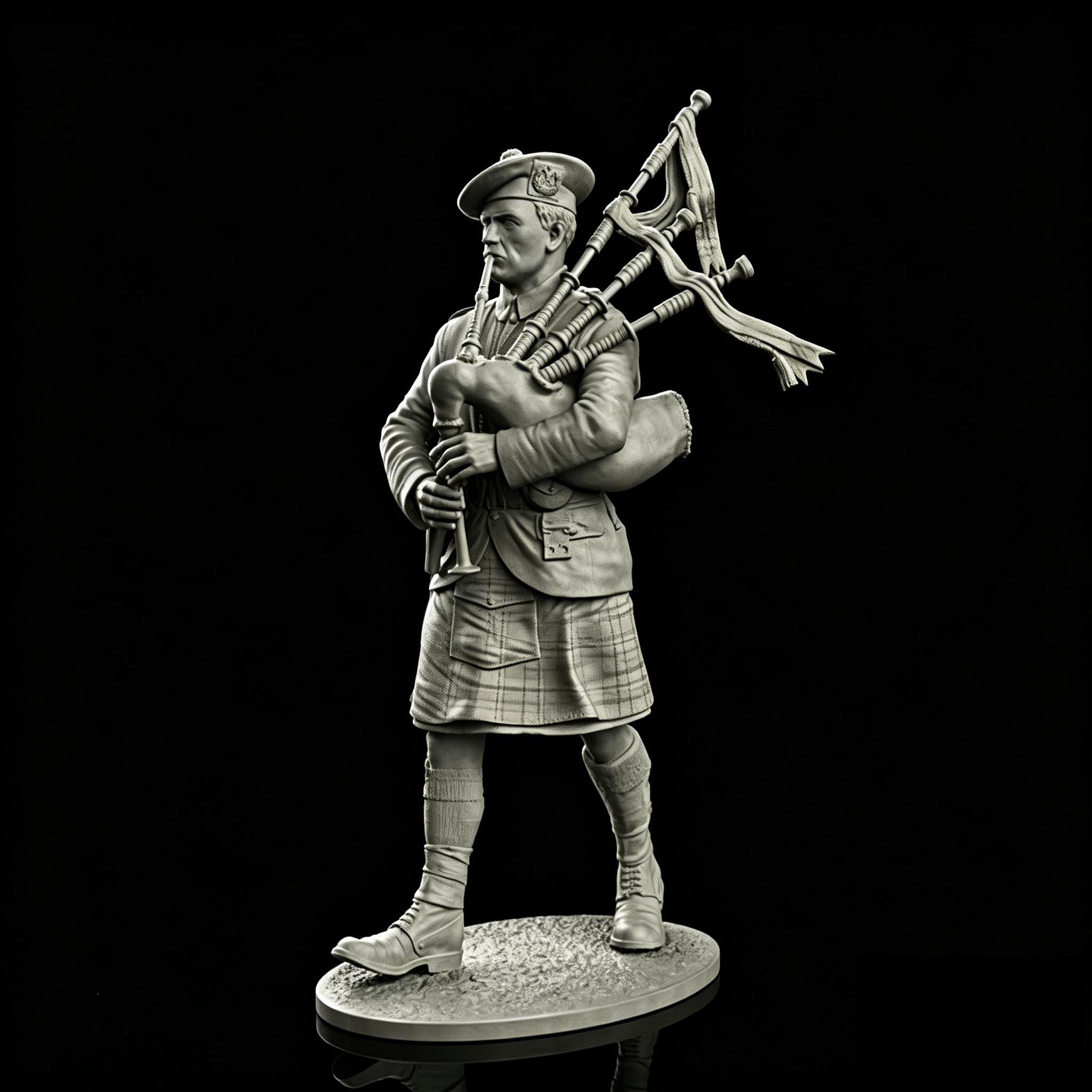 resin soldier model GK Scottis - Model Kit Weapons recensie en prijs