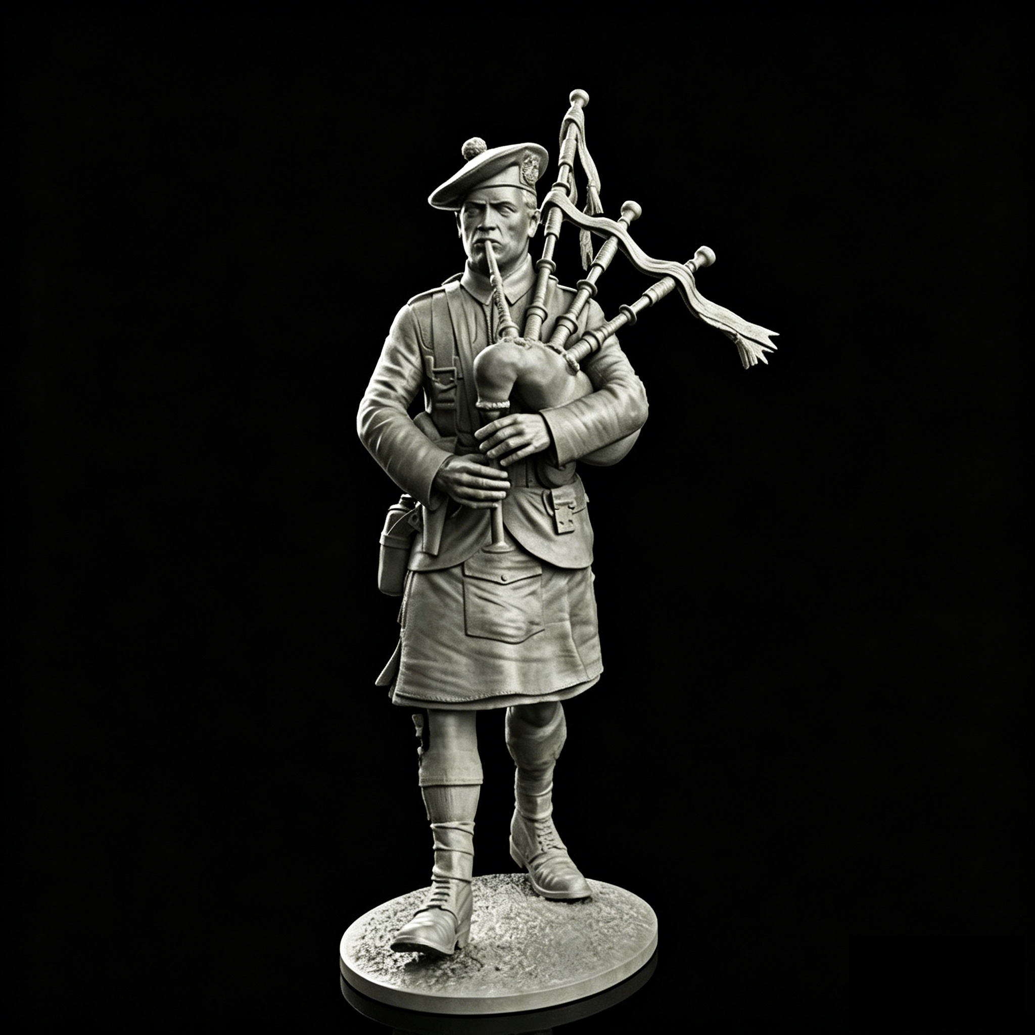 resin soldier model GK Scottis - Model Kit Weapons recensie en prijs