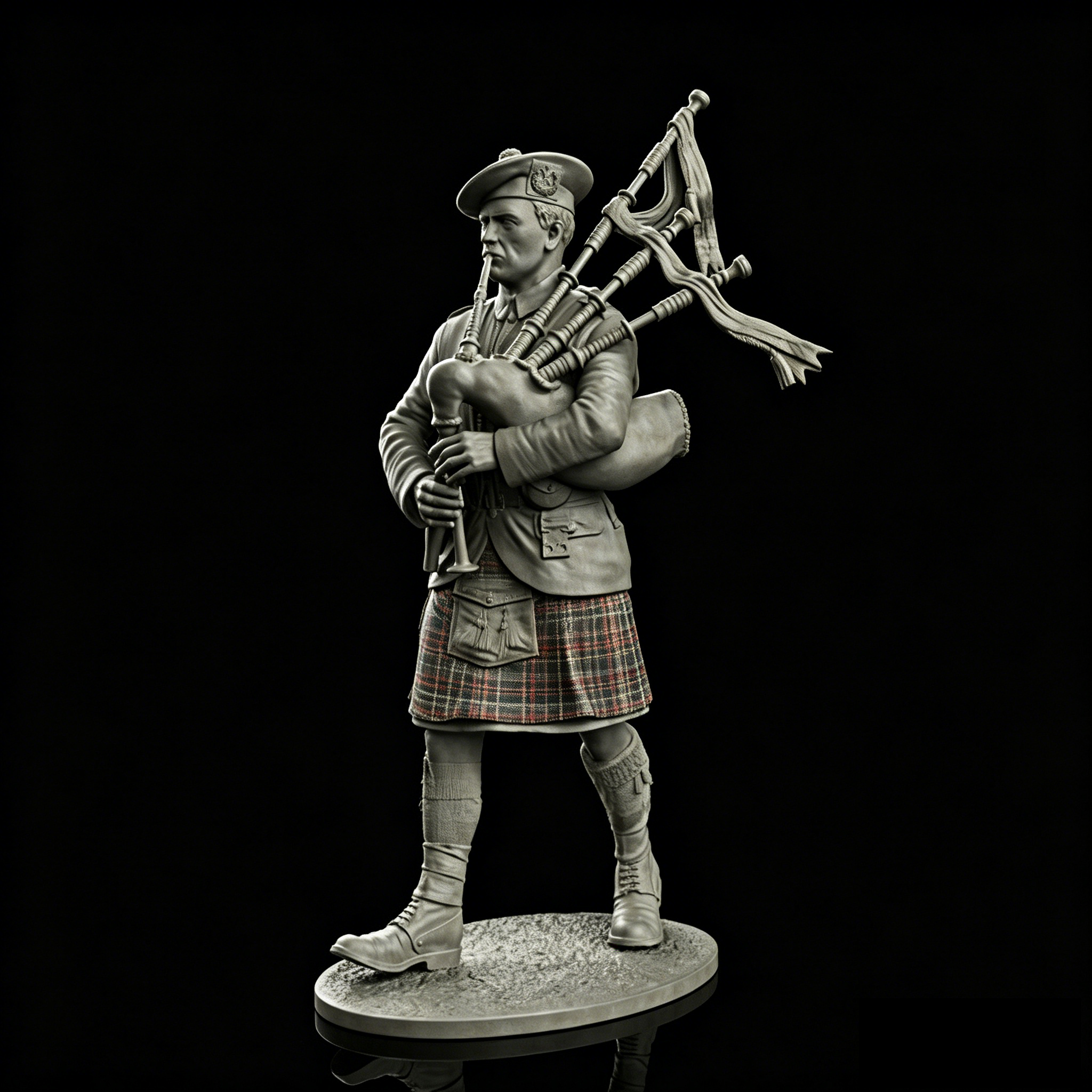 resin soldier model GK Scottis - Model Kit Weapons recensie en prijs