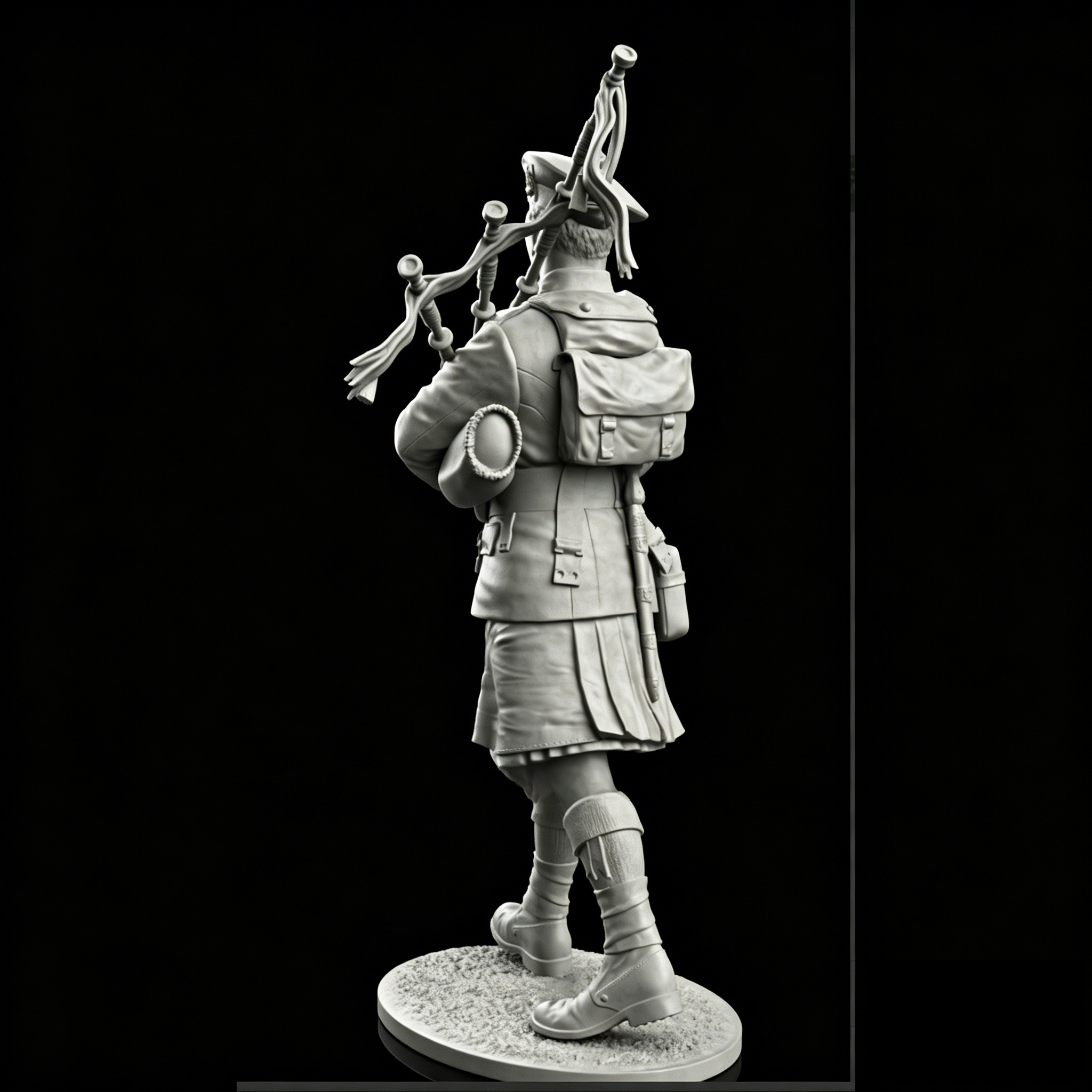 resin soldier model GK Scottis - Model Kit Weapons recensie en prijs